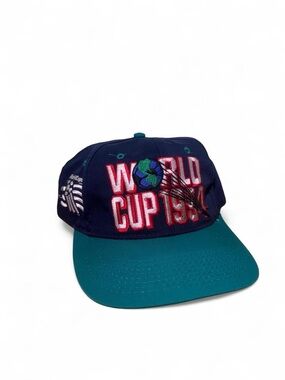 Vintage logo 7 1994 World Cup USA embroidered SnapBack hat RARE
